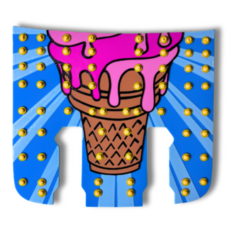 lose‑up of BrainFreeze FST rear grip from Good Day Grip Sketchbook Collection