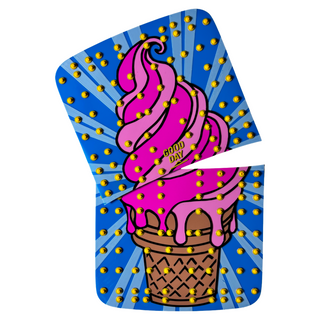 BrainFreeze Onewheel GT/GTS/XRC/XL Onewheel TPU grip Onewheel set with bright melty ice‑cream drip design